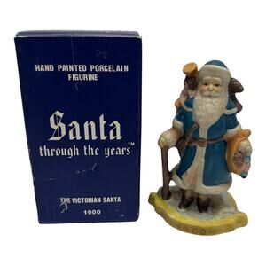 VTG Santa Through The Years 1920 The Victorian Santa 1900 Christmas Porcelain
